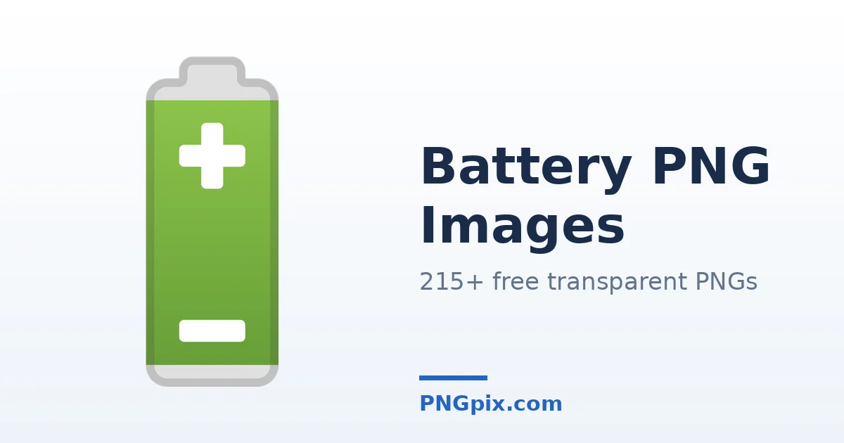 Battery PNG images