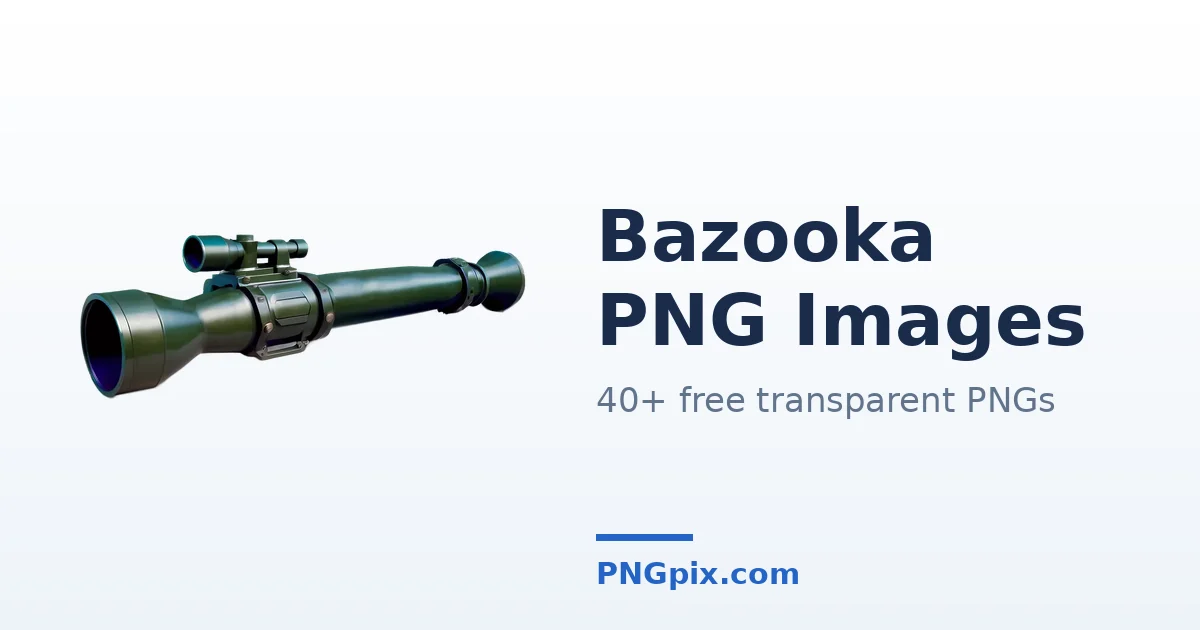 Bazooka PNG images