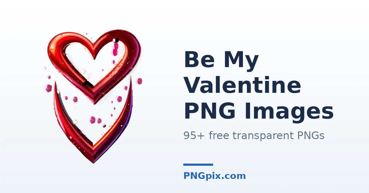 Be My Valentine PNG images