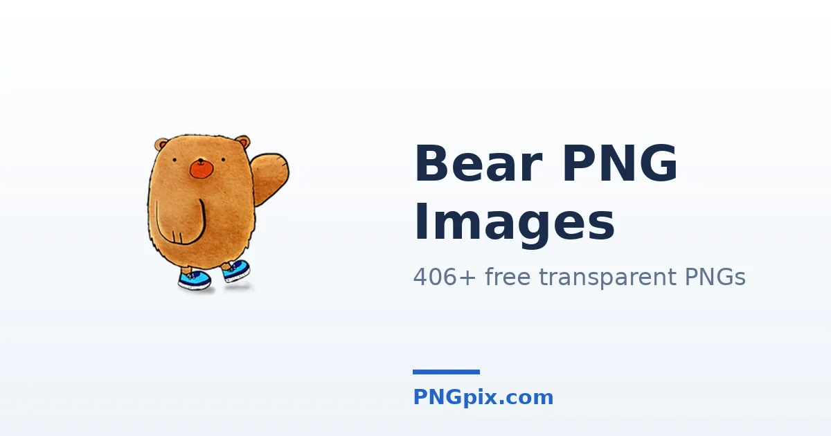 Bear PNG images