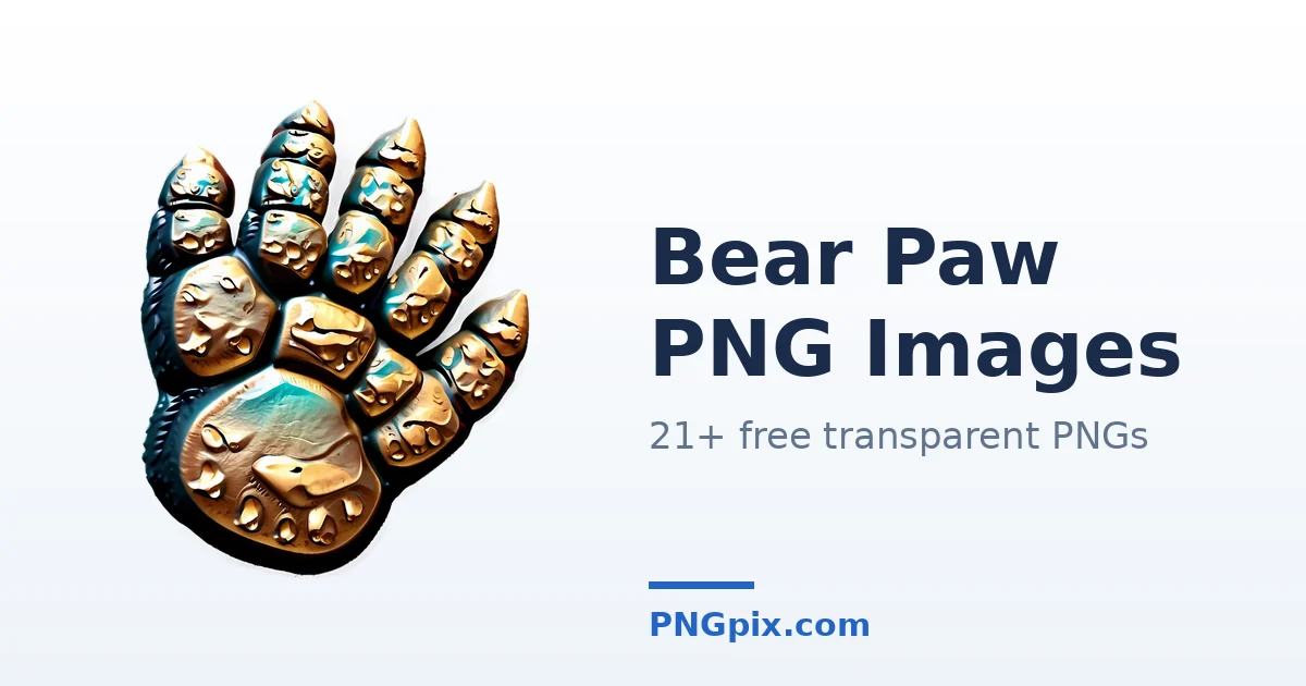 Bear Paw PNG images