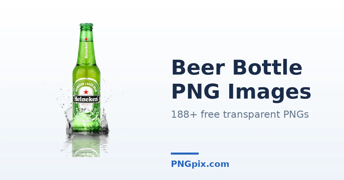 Beer Bottle PNG images