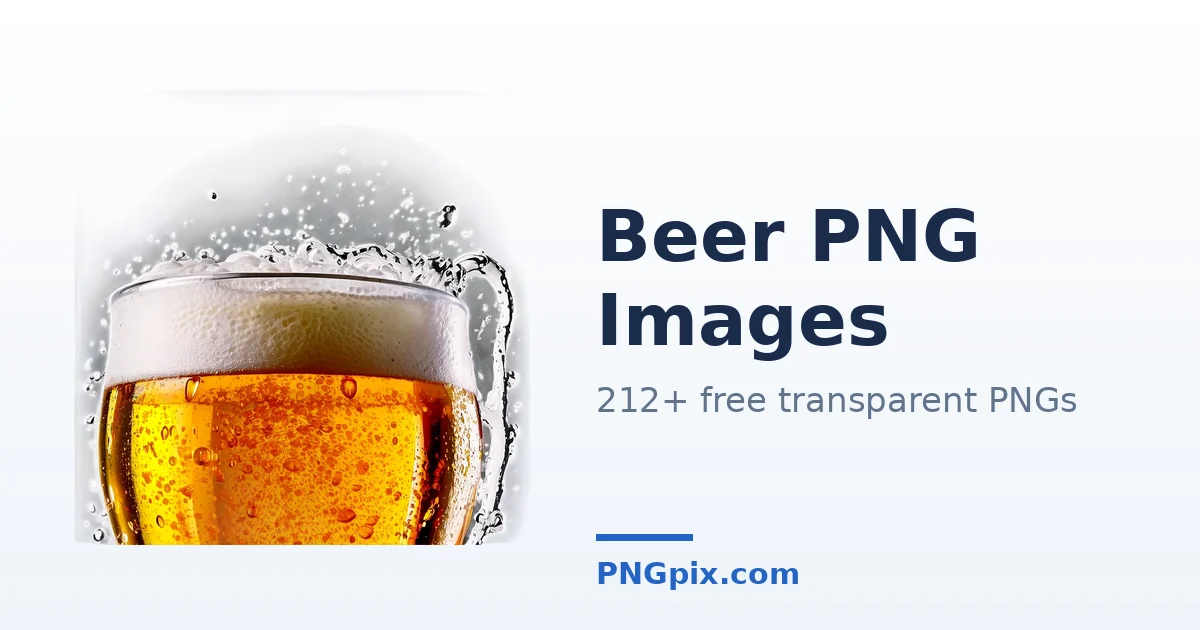 Beer PNG images