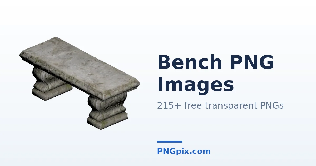 Bench PNG images