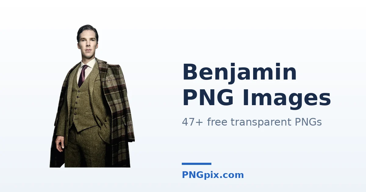 Benjamin PNG images