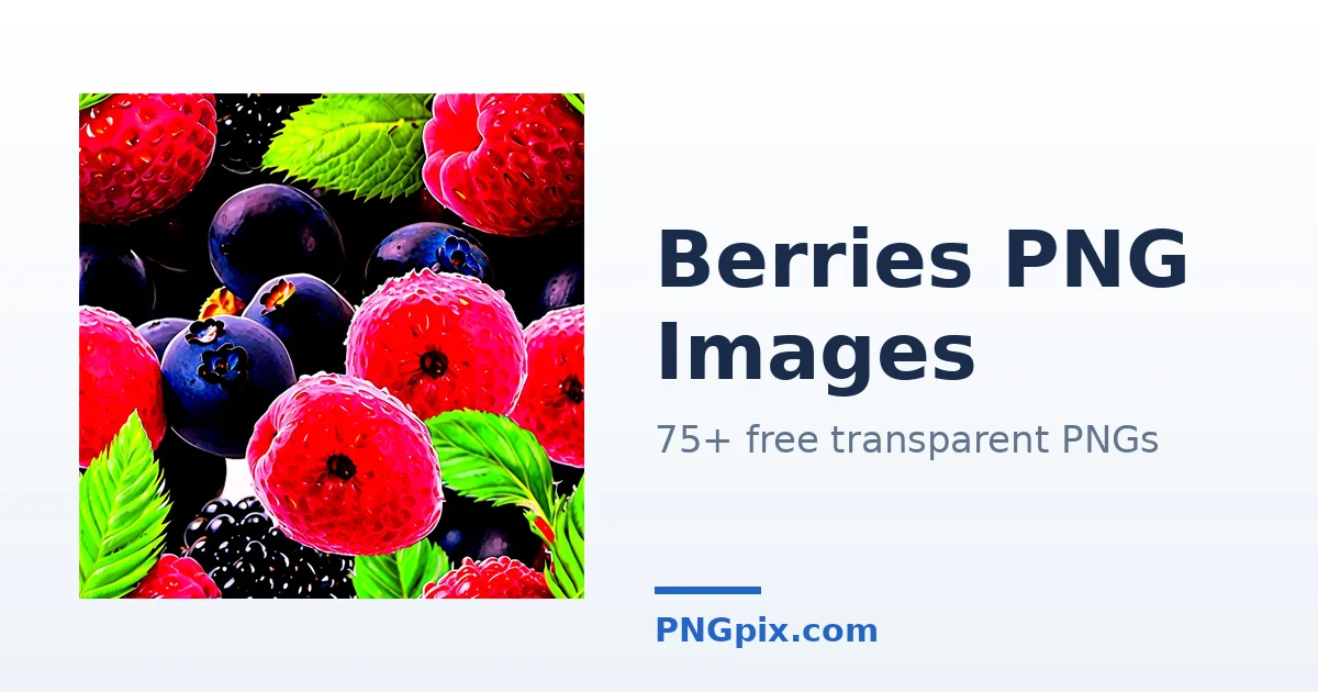 Berries PNG images