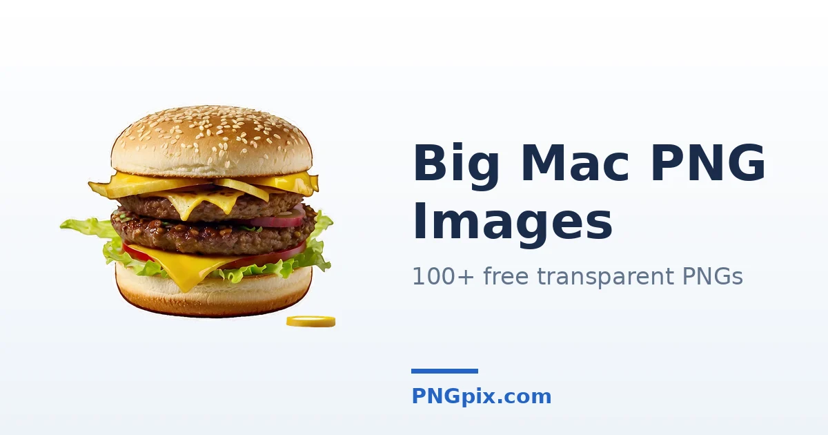 Big Mac PNG images