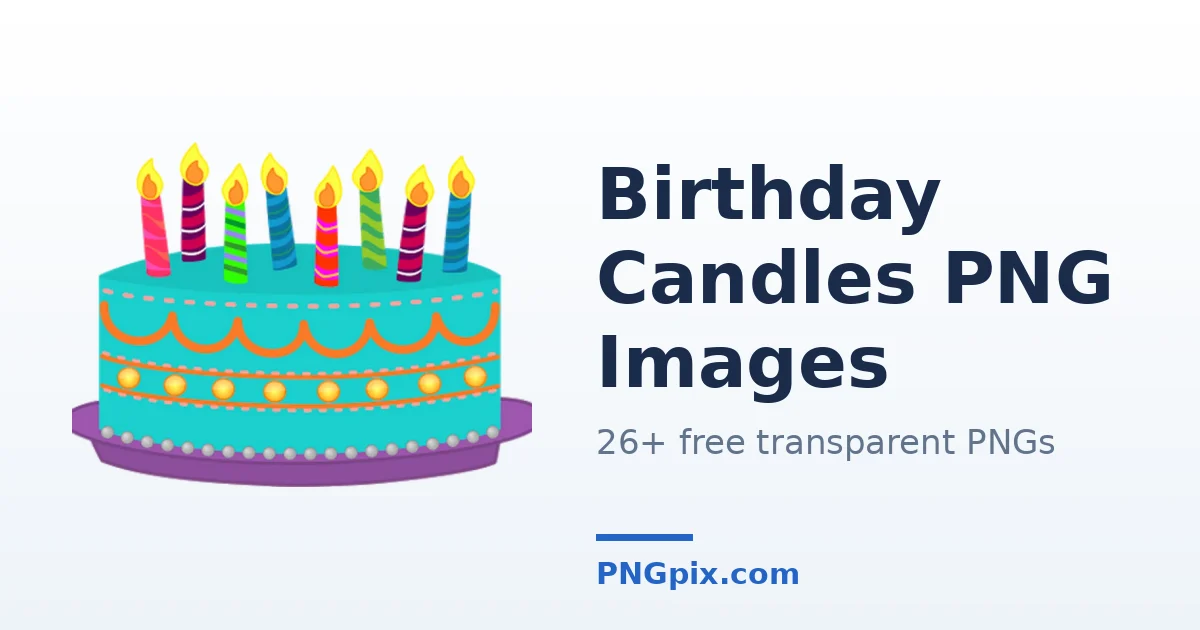 Birthday Candles PNG images