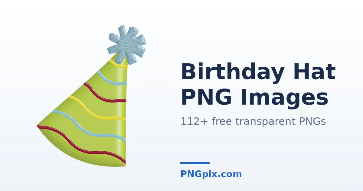 Birthday Hat PNG images