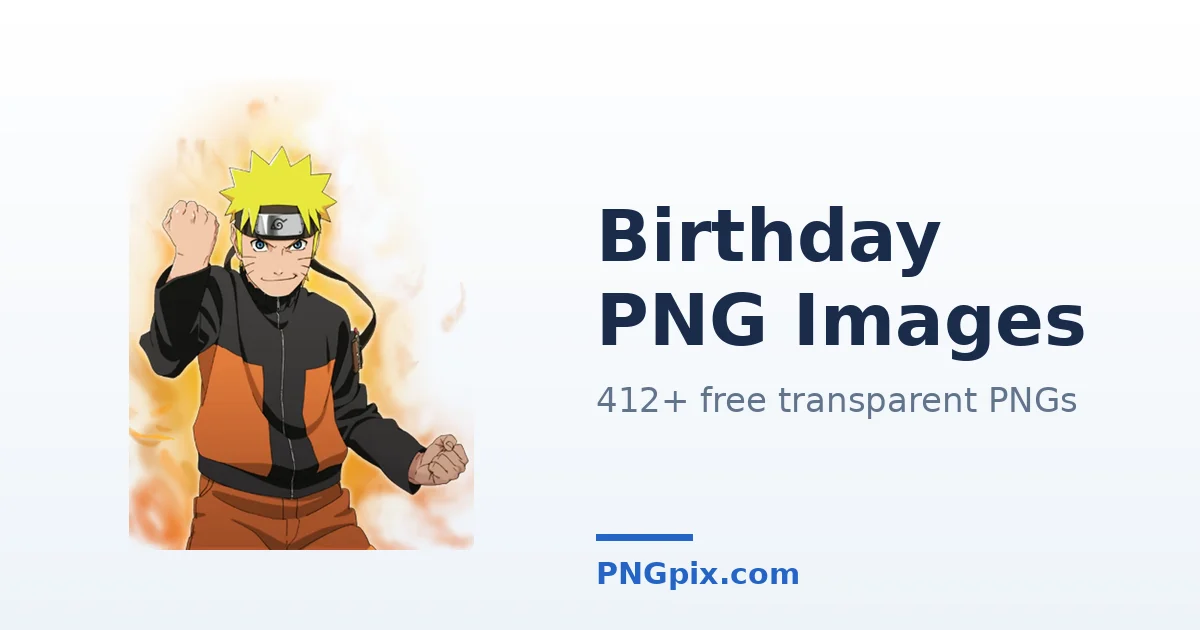 Birthday PNG images