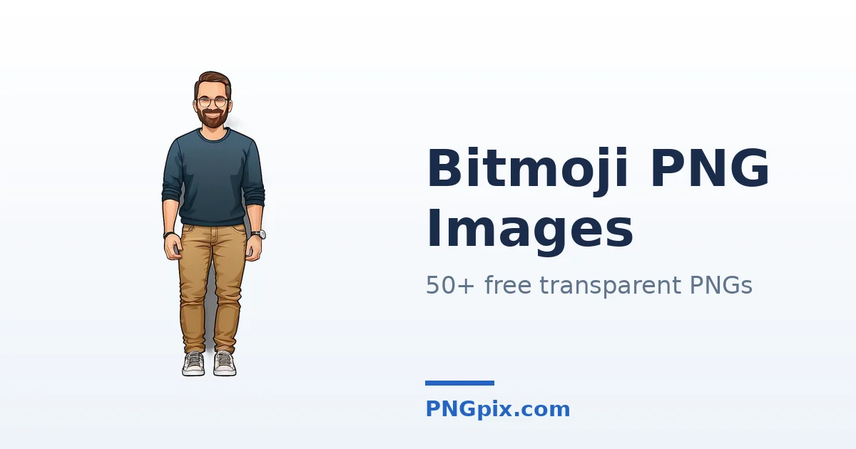 Bitmoji PNG images