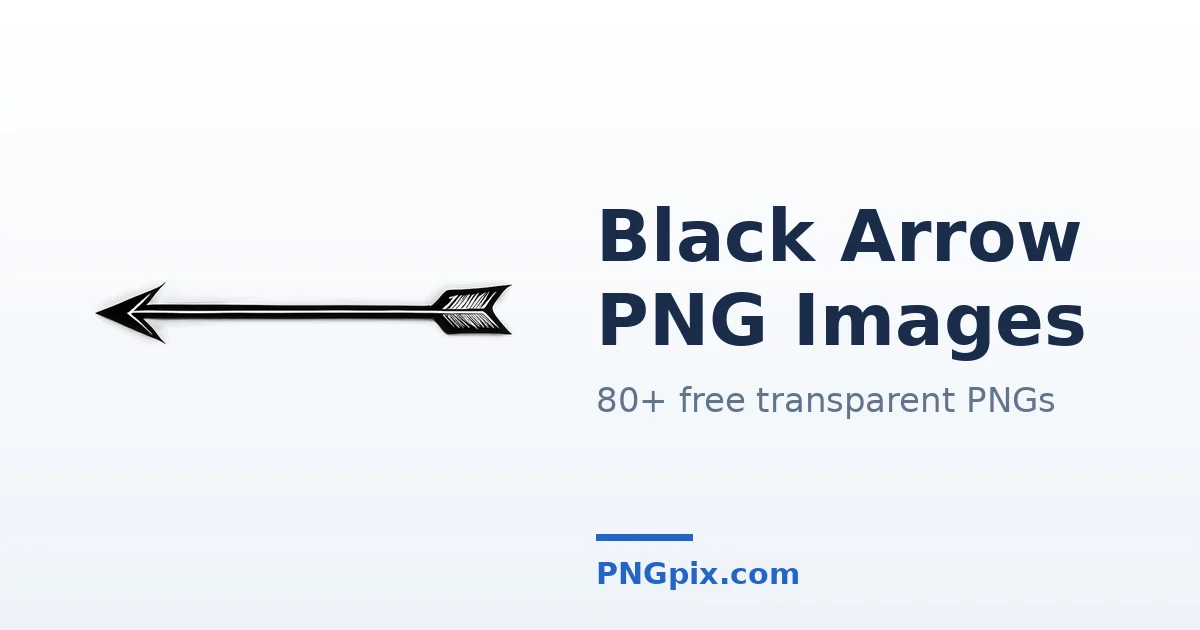 Black Arrow PNG images
