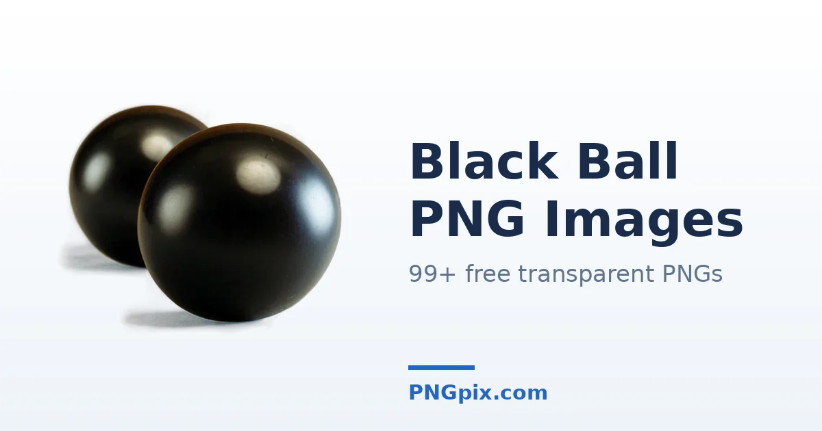 Black Ball PNG images