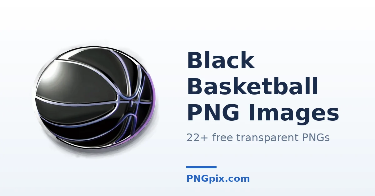 Black Basketball PNG images