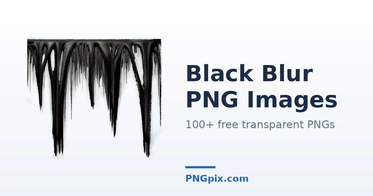 Black Blur PNG images