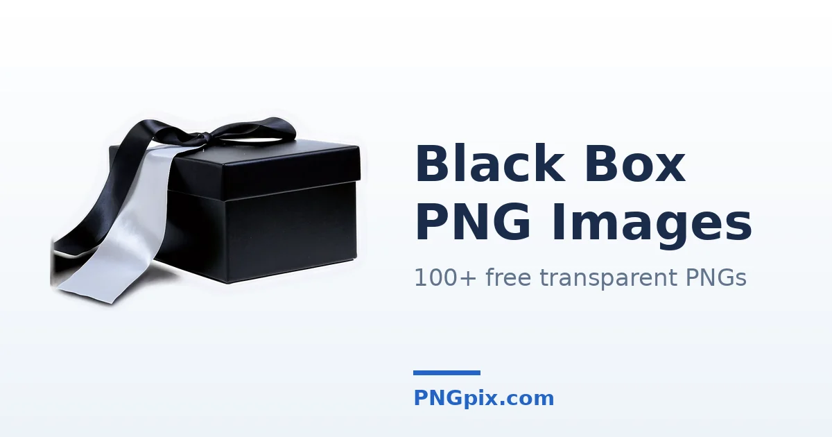 Black Box PNG images