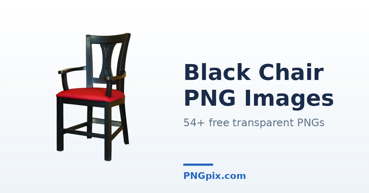 Black Chair PNG images