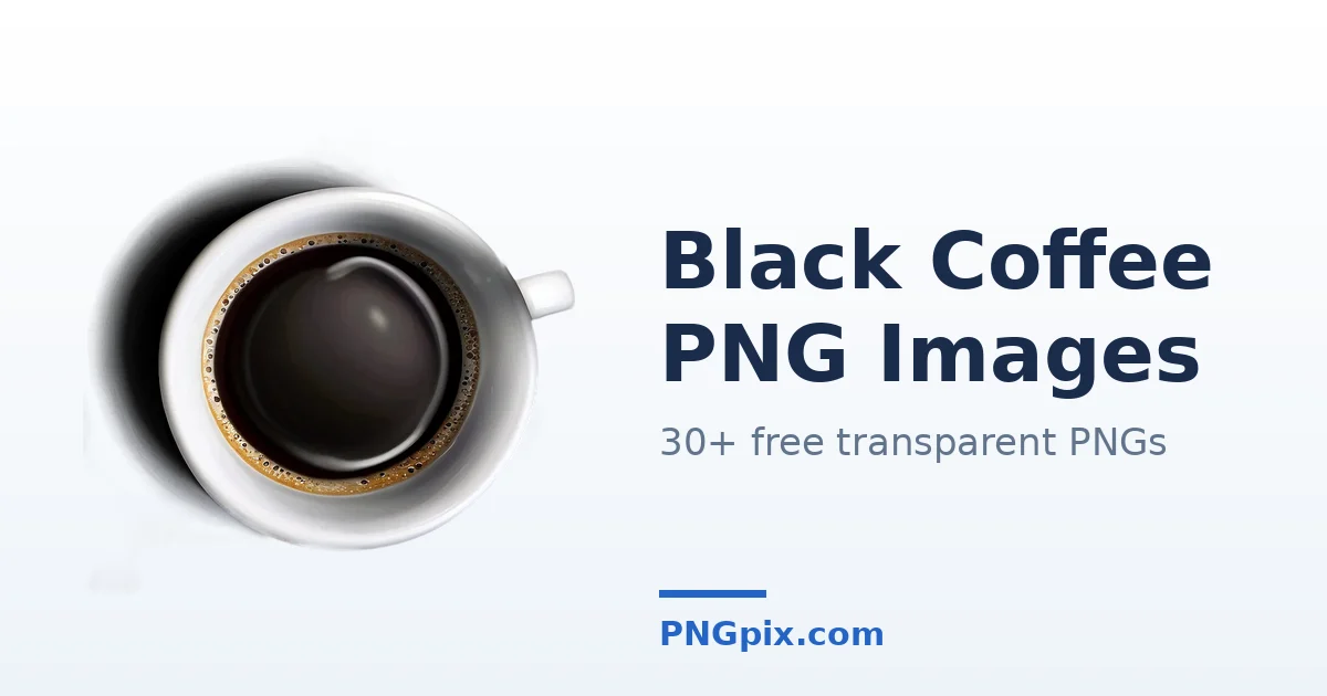 Black Coffee PNG images