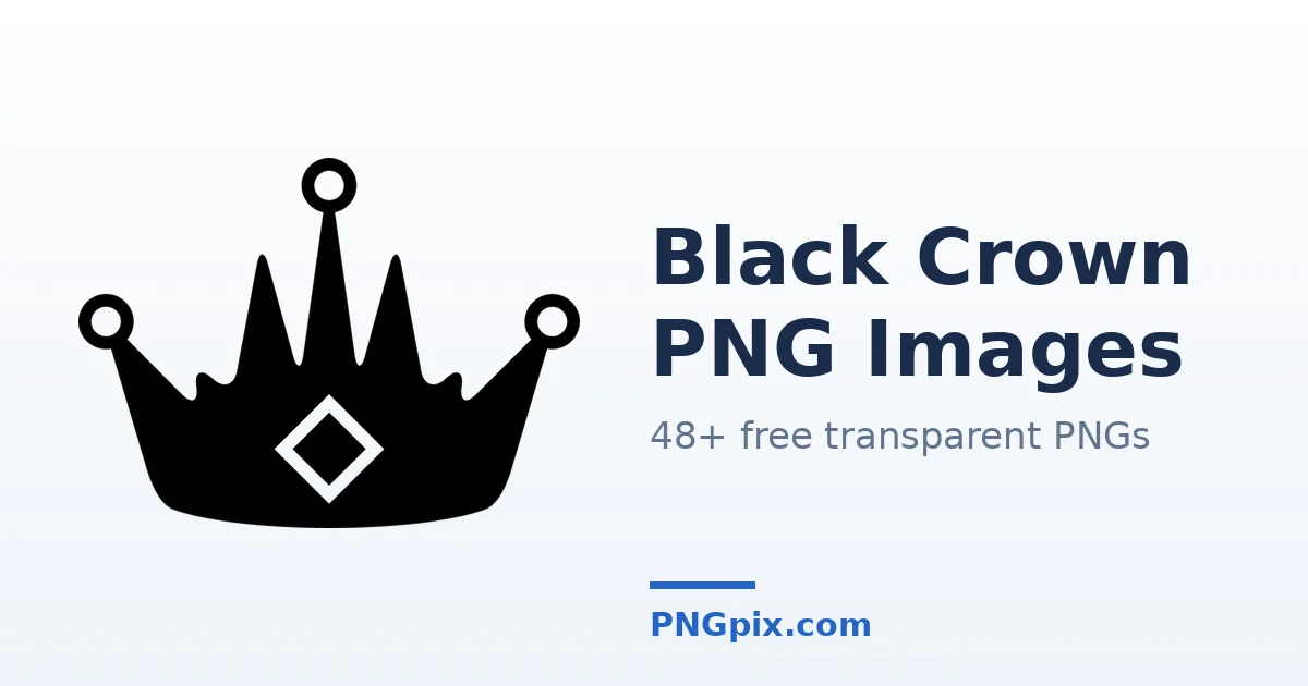 Black Crown PNG images