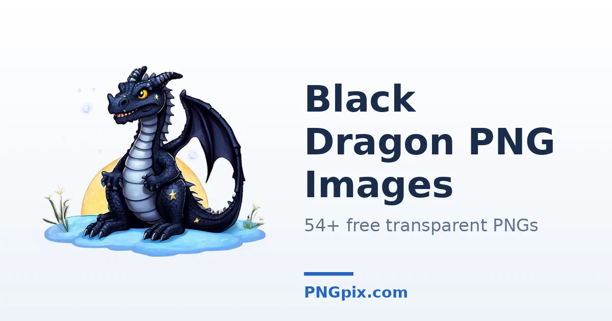 Black Dragon PNG images