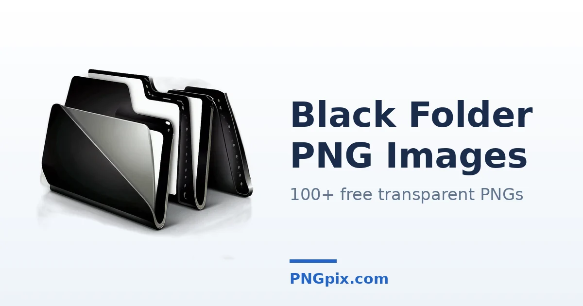 Black Folder PNG images