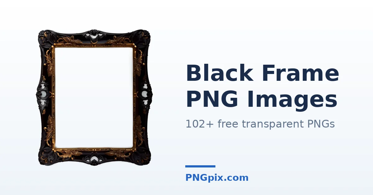 Black Frame PNG images