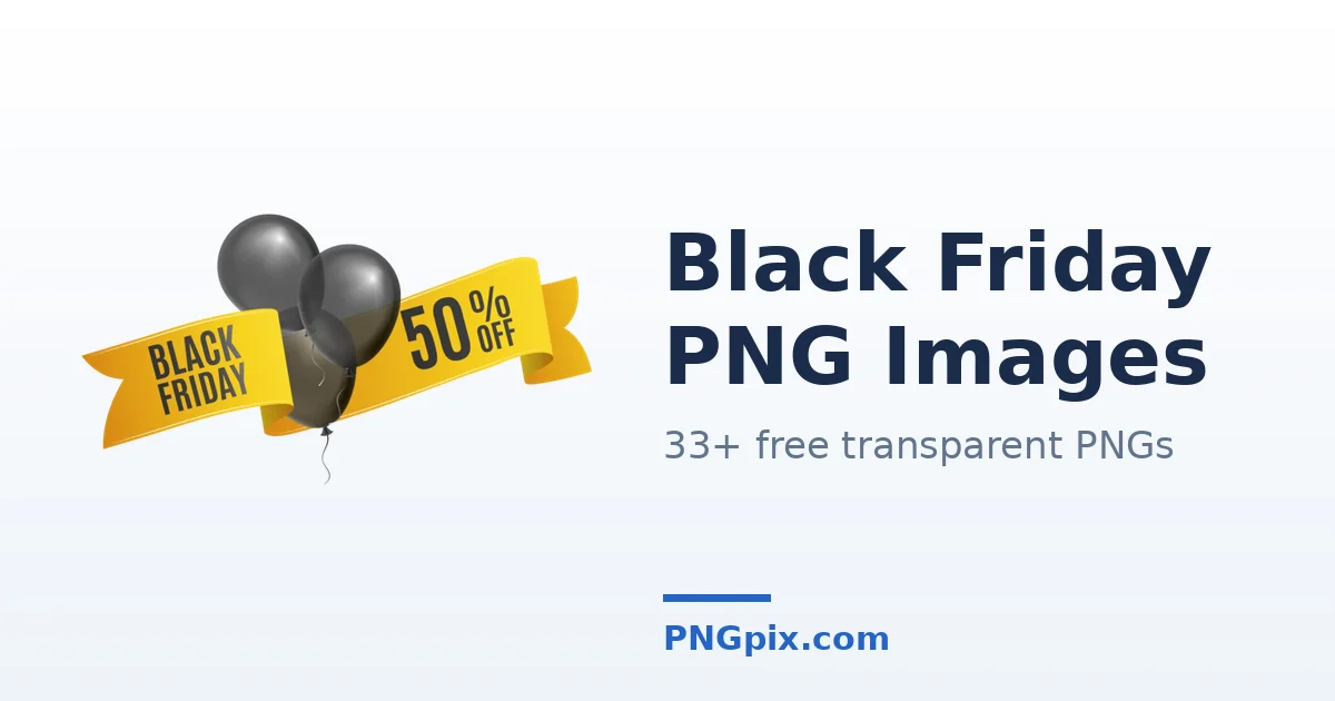 Black Friday PNG images