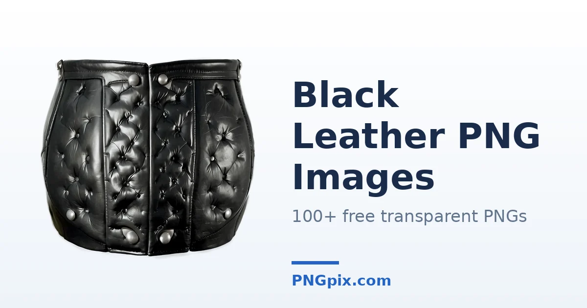 Black Leather PNG images