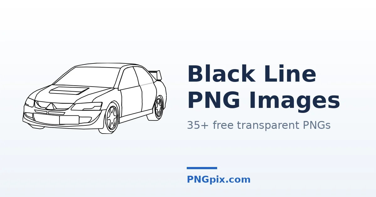 Black Line PNG images