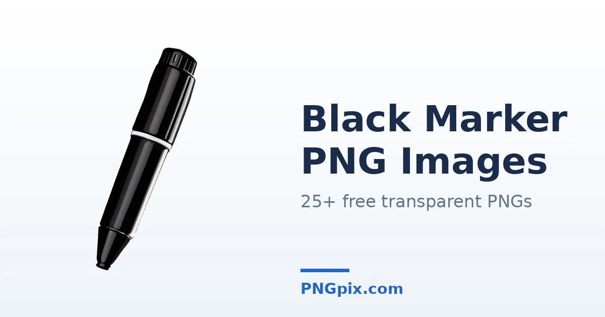 Black Marker PNG images