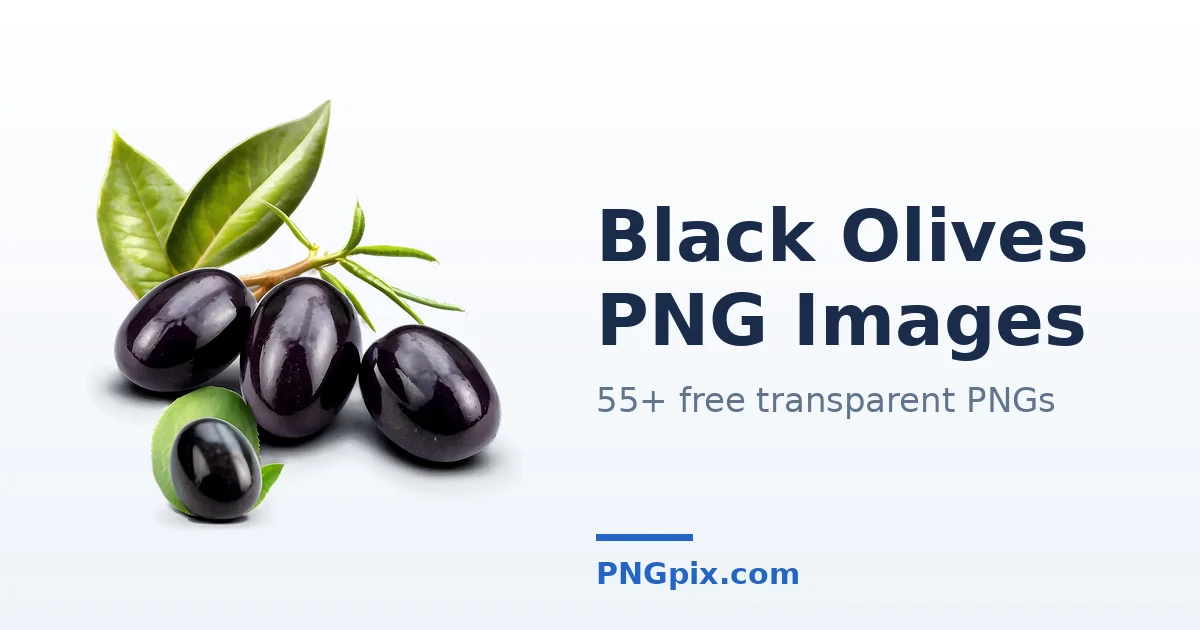 Black Olives PNG images
