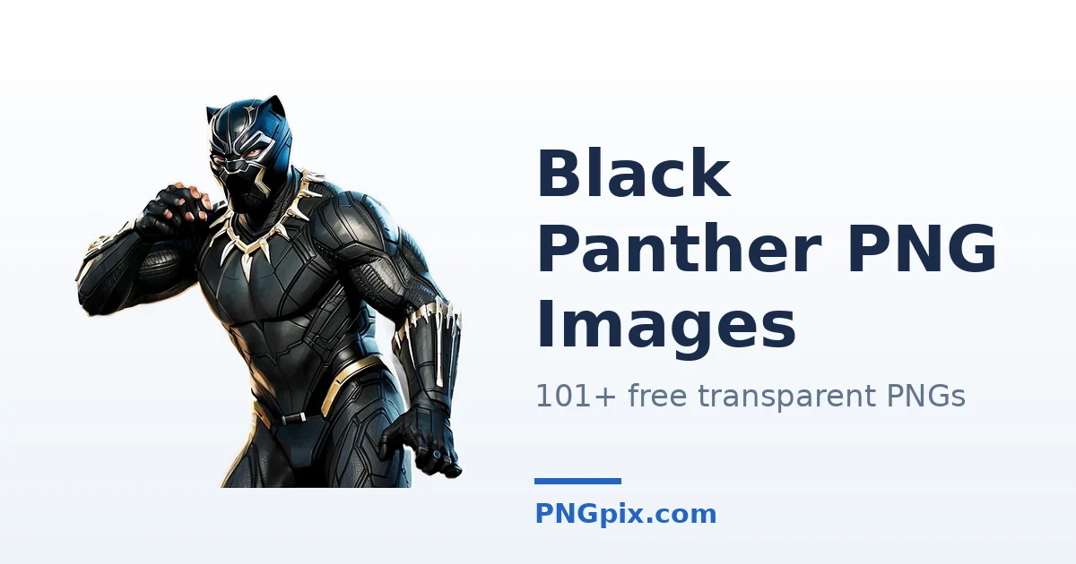 Black Panther PNG images