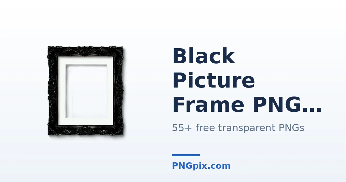 Black Picture Frame PNG images