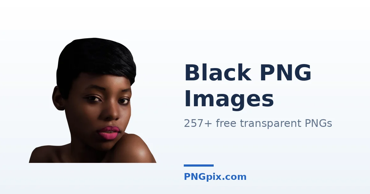 Black PNG images