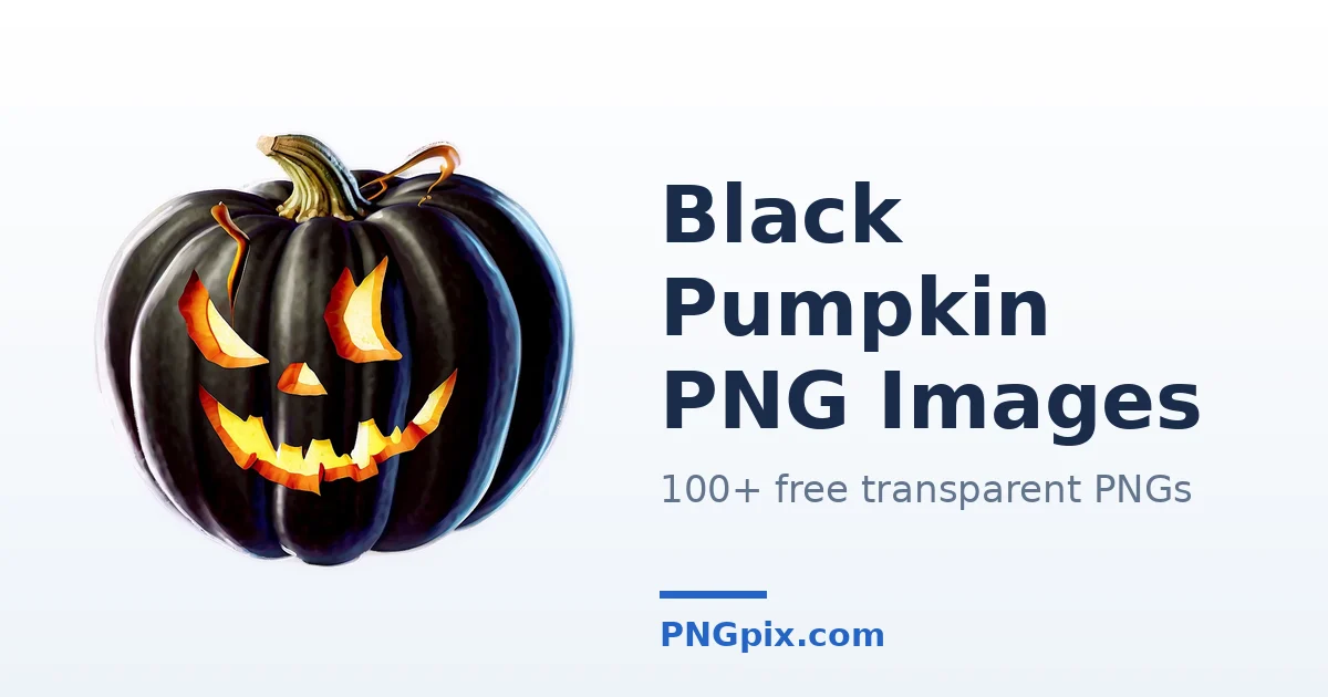 Black Pumpkin PNG images