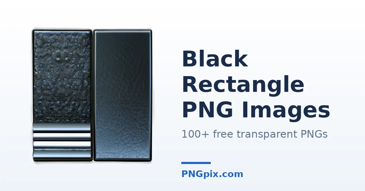 Black Rectangle PNG images
