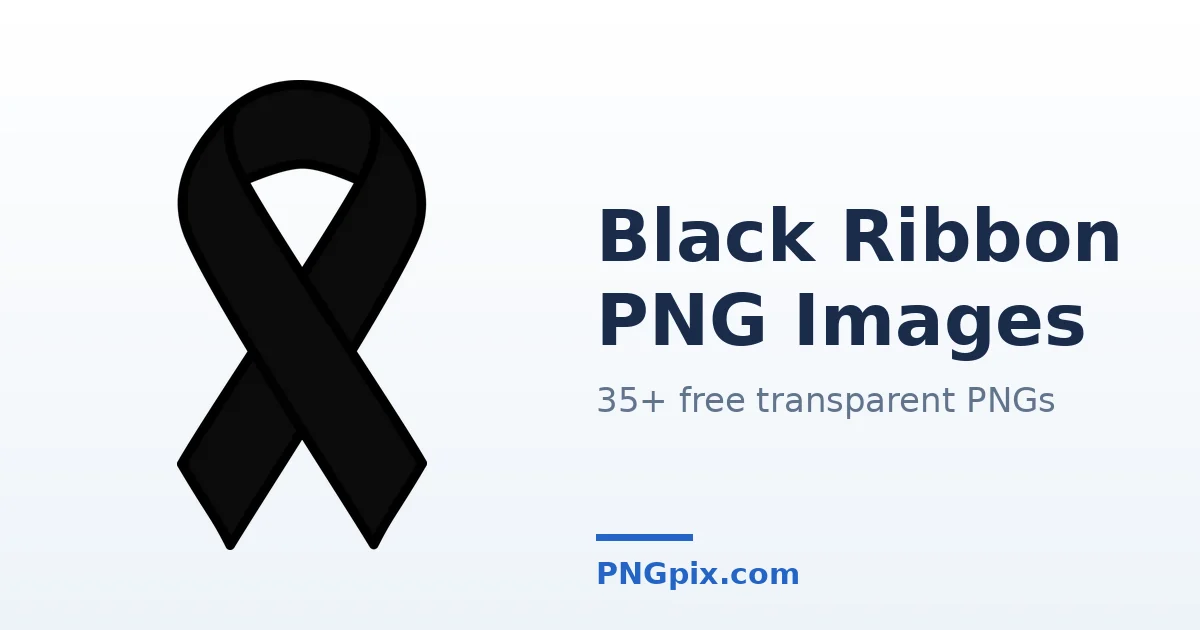 Black Ribbon PNG images
