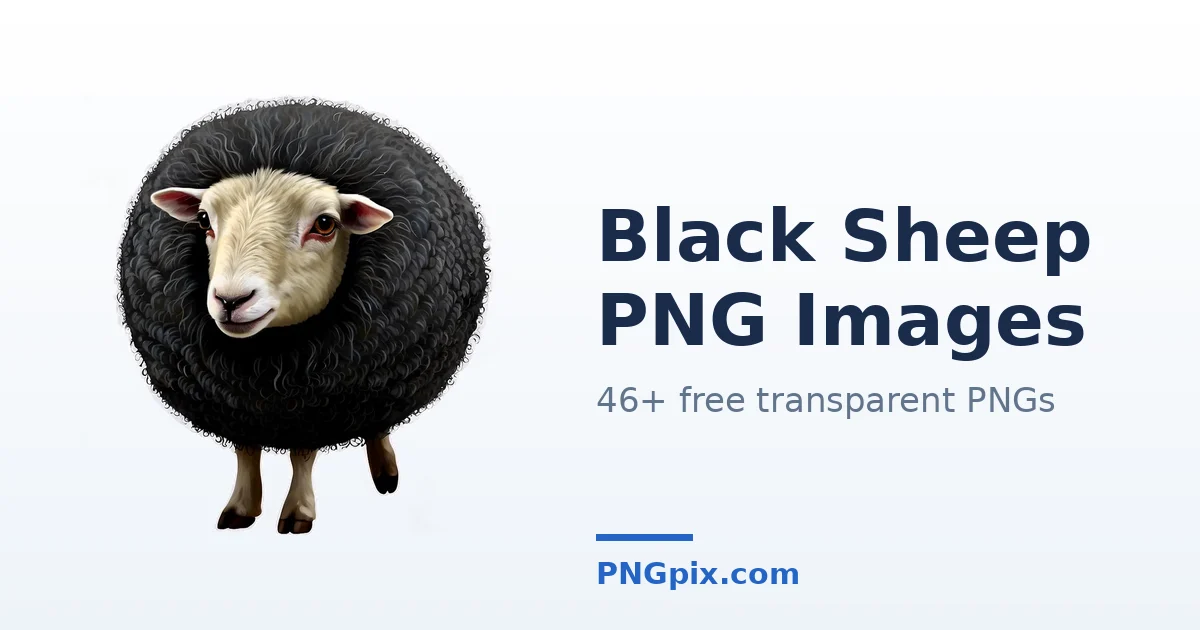 Black Sheep PNG images