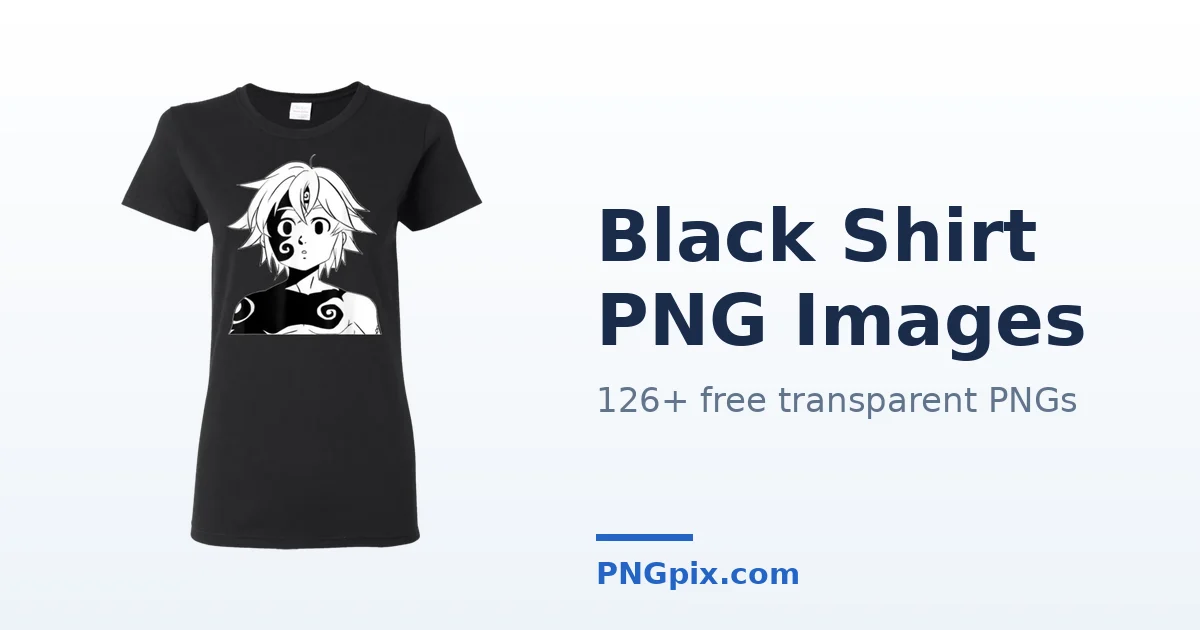 Black Shirt PNG images