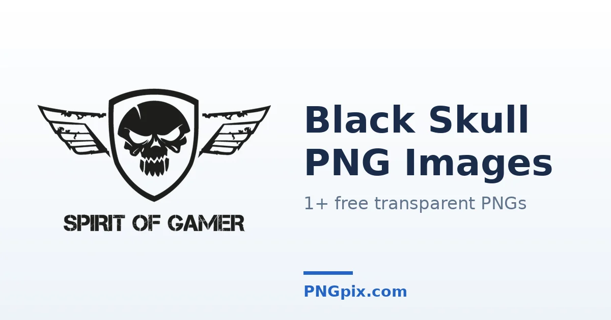 Black Skull PNG images
