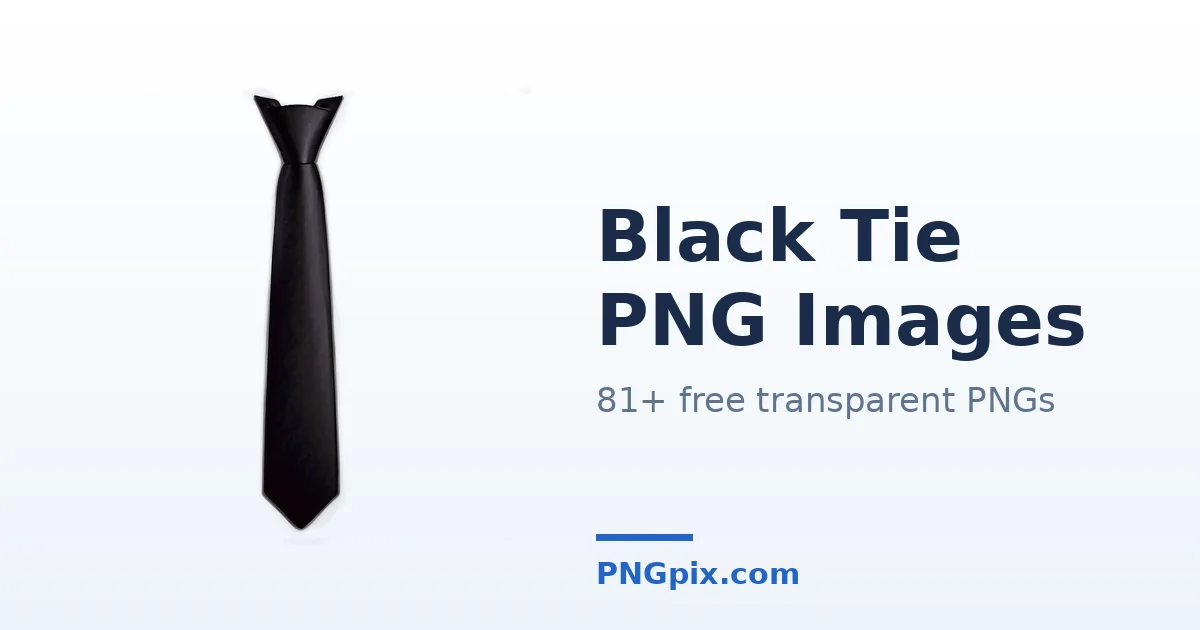Black Tie PNG images