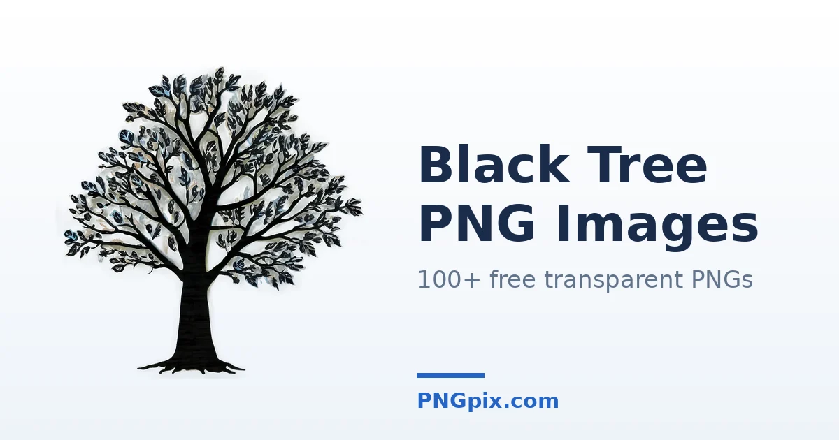 Black Tree PNG images