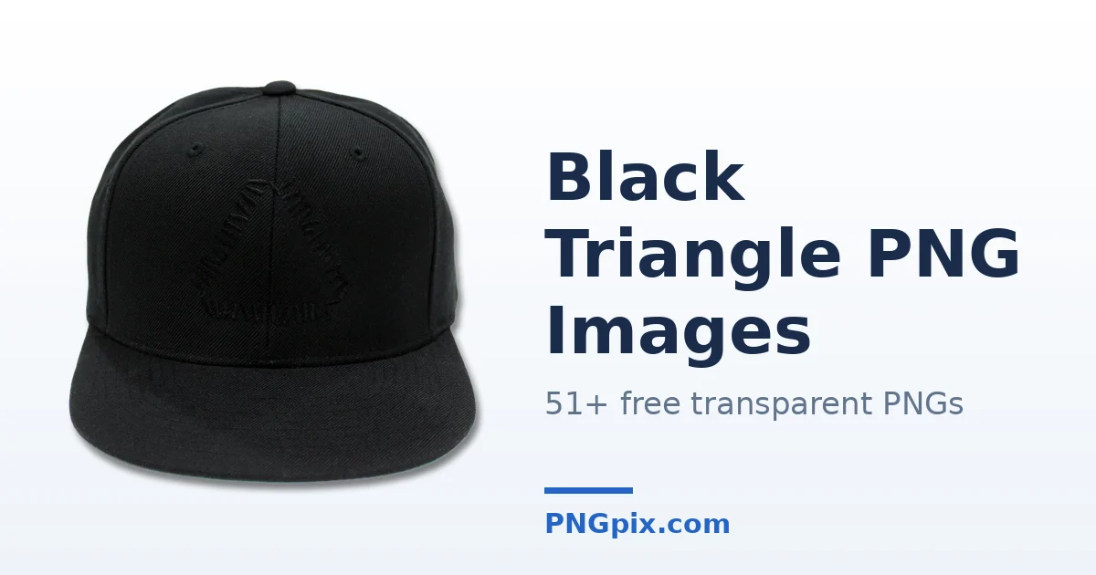 Black Triangle PNG images