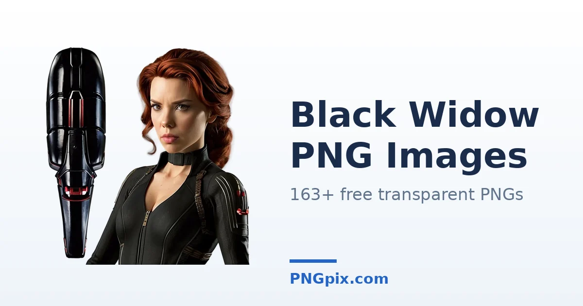 Black Widow PNG images