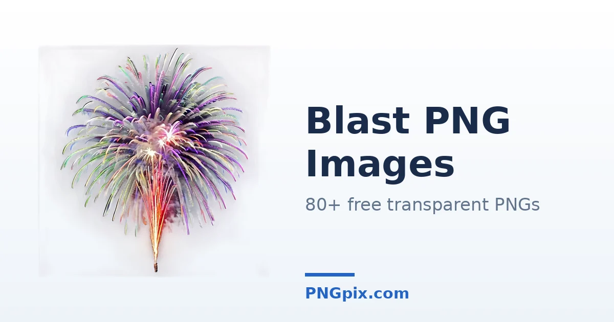 Blast PNG images