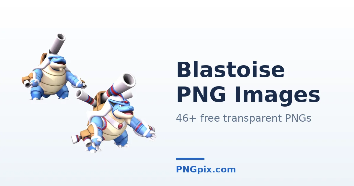 Blastoise PNG images