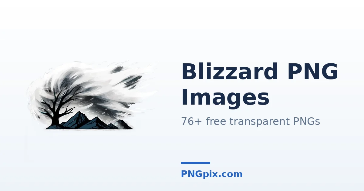 Blizzard PNG images