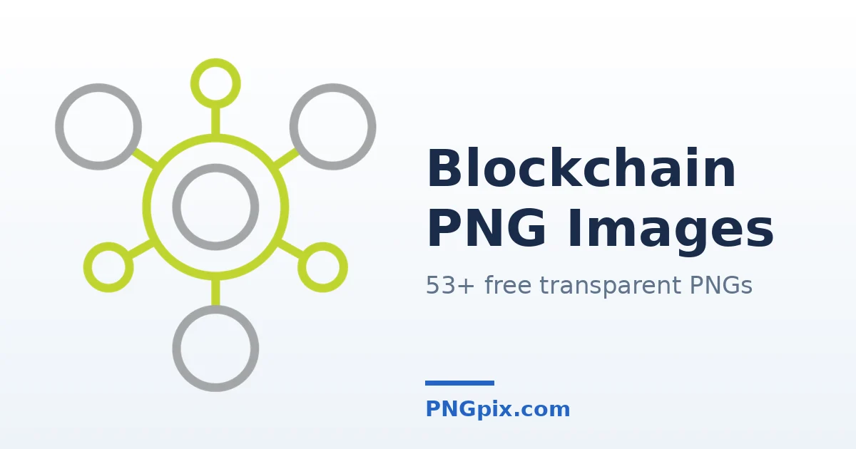 Blockchain PNG images