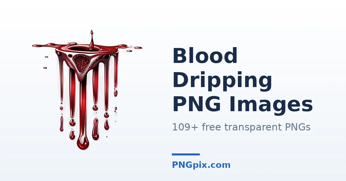 Blood Dripping PNG images