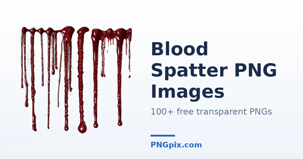 Blood Spatter PNG images